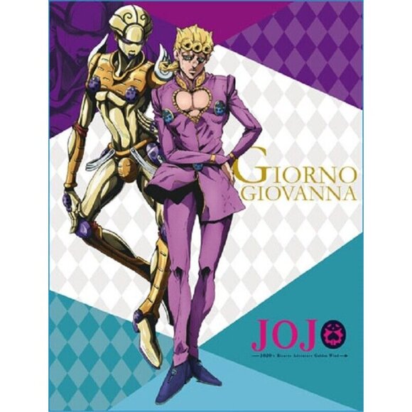 VIz Media Other - New Giorno Giovanna JoJo's Bizarre Adventure Fleece Throw Gift Blanket Manga NIP